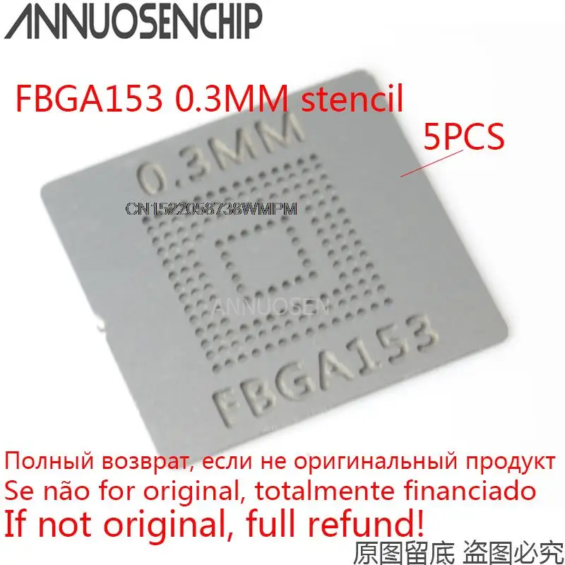 5PCS New and Original EMMC KLMDGAGEAC 16G 32G 64G 128G BGA   Template 0.3MM stencil FBGA153