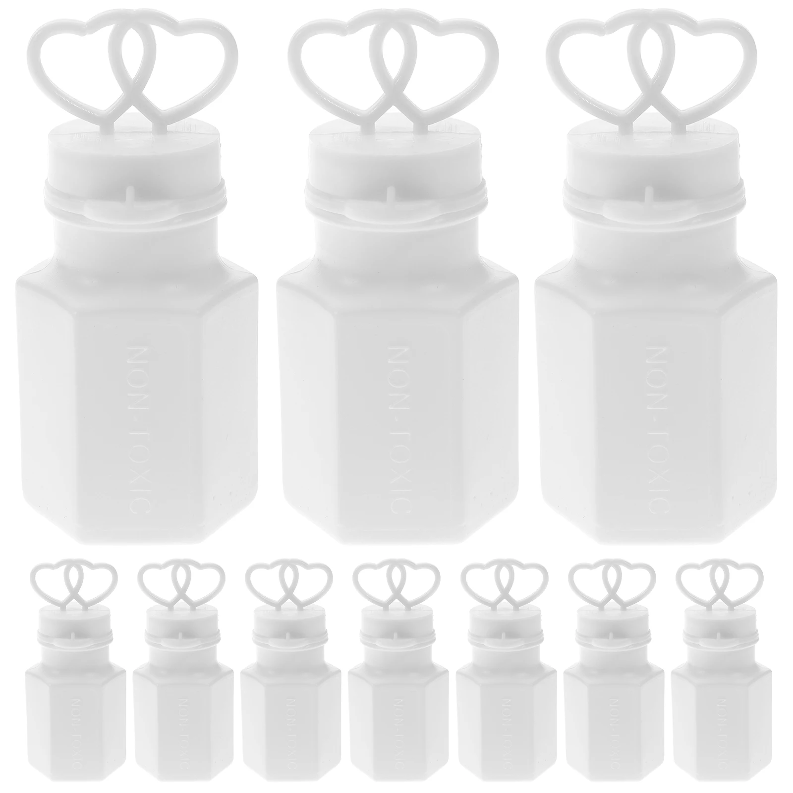 

16pcs Empty Bubble Solution Bottles Safe Material Giant Bubbles Kids Outdoor Blow Slowly Party Favor Toddler Wands Plastic