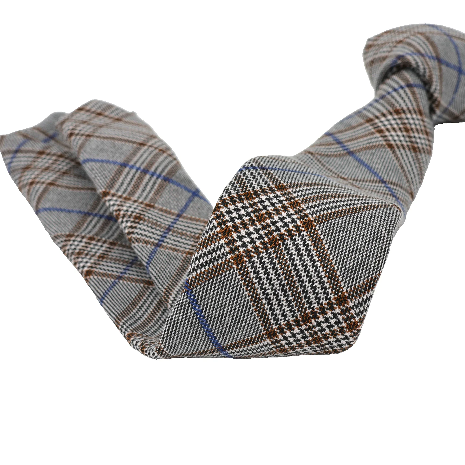 Baumwoll-Krawatten mit Karomuster für Herren und Damen, lässige weinrote gestreifte Krawatte für Hochzeiten, Partys, Jungen und Mädchen, schmale 6 cm Krawatte, Gravatas – Detail 4
