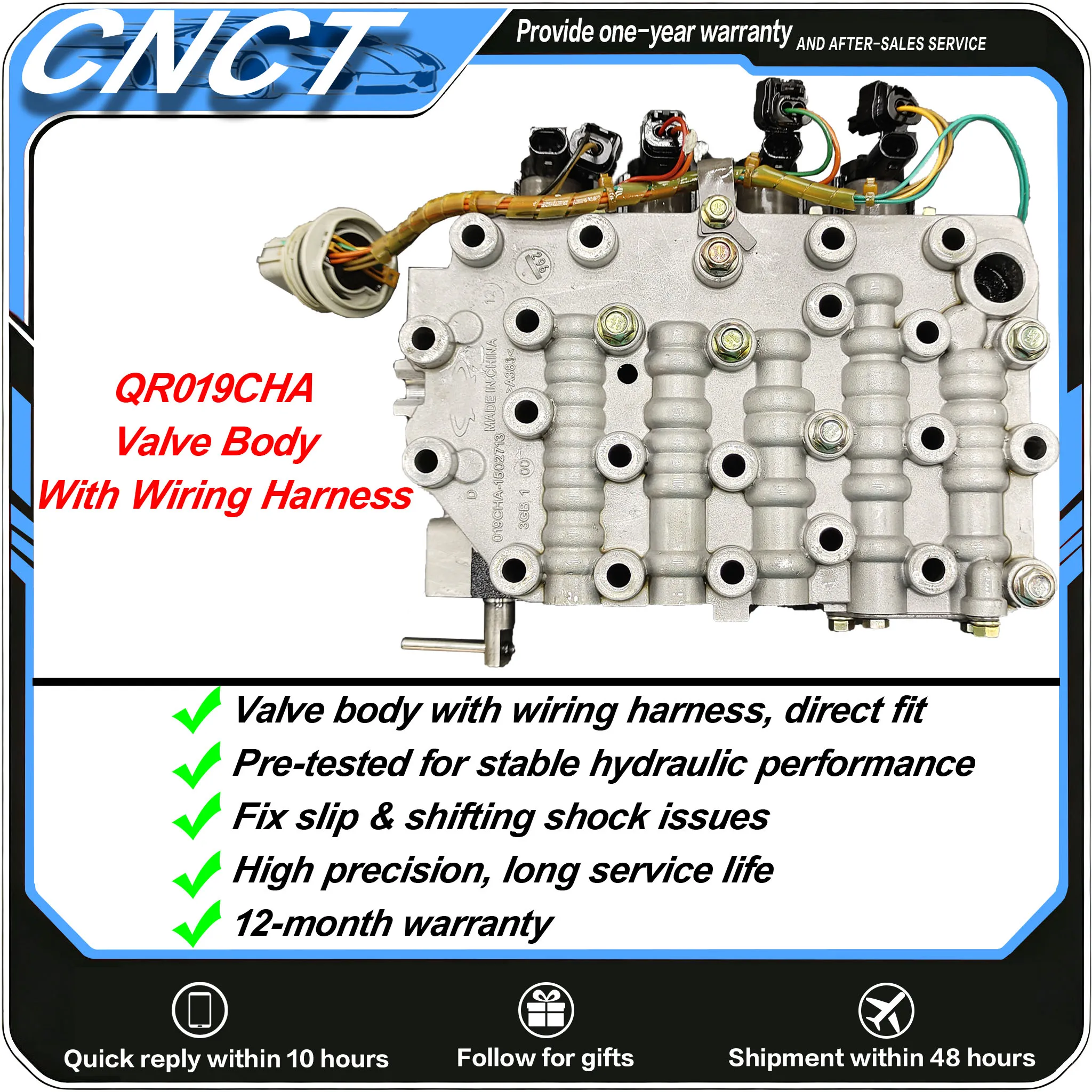 100% Original QR019CHA CVT Transmission Valve Body With Wiring Harness For Chery Tiggo Arrizo A3