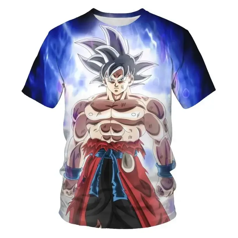 Anime Dragon Ball Son Goku 3D Print Kids T Shirt Summer Fashion Casual T-shirt Boy Girl Unisex Children's Clothing Tshirt Tops