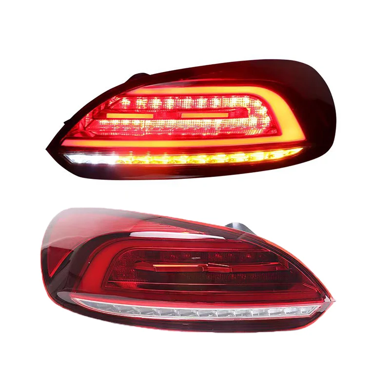 

Suitable for Volkswagen Scirocco Taillight 2009-2016 Dynamic Smoke LED Taillight LED DRL Signal Brake Reversing Auto Parts