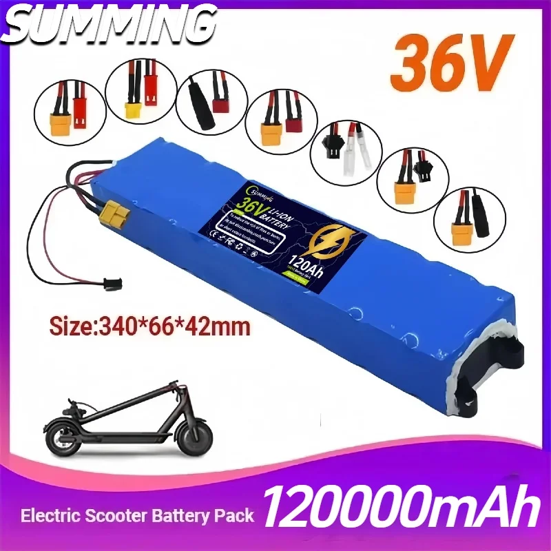 جديد 36 فولت 120 أمبير بطارية ليثيوم أيون 18650 بطارية ليثيوم حزمة 10S3P 500 واط 42 فولت لشاومي M356 بطارية الطاقة الكهربائية مع BMS #1