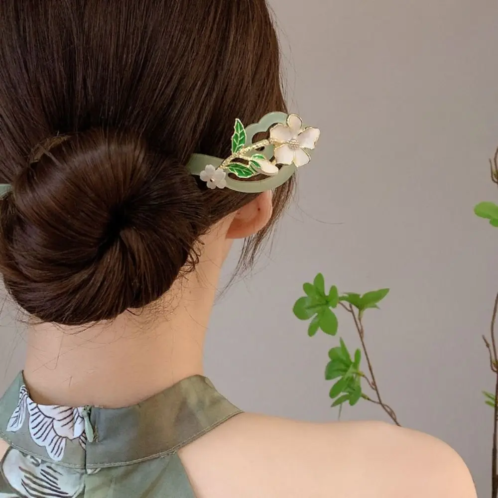 Simple Flower Hair Sticks Cloud Ancient Style Hair Sticks for Buns Hairpin Girls