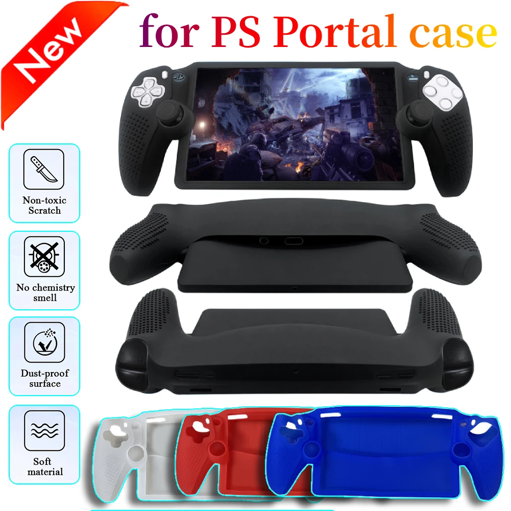 Silikons chutz hülle für ps5 Portal Soft Gehäuse kratz feste rutsch feste Gamepad Griff hülle für