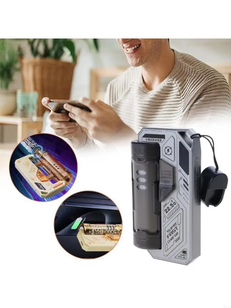 Secure 20000mAh Battery Power Charging 22.5W Fast Charging Battery Power Supply 77JC