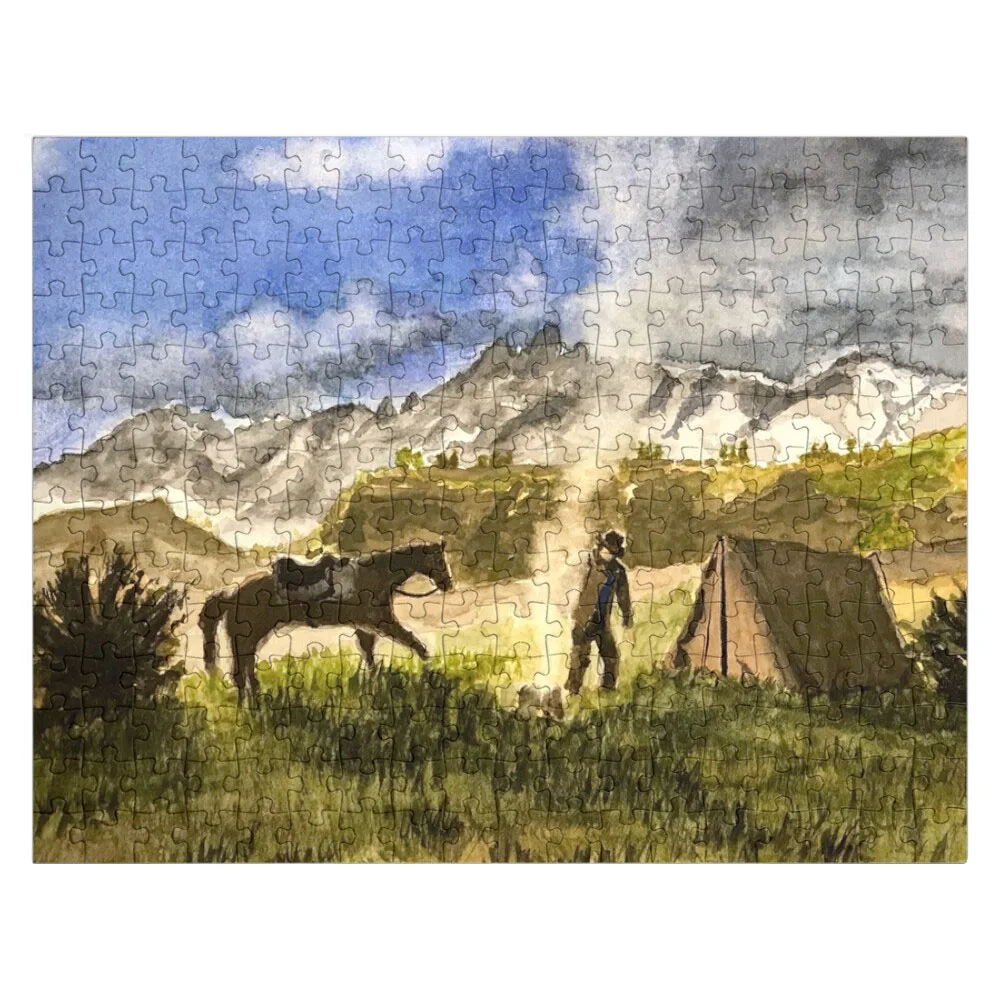 

Making Camp - Arthur Morgan Jigsaw Puzzle Christmas Toys Personalized Gift