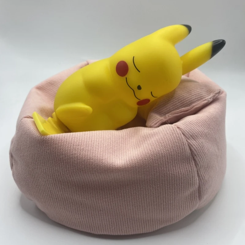 Pokemon Pikachu Night Light Model Cartoon Character Sleeping Sofa Bed Anime Peripheral Decoration Ornaments Children's Toy Gifts