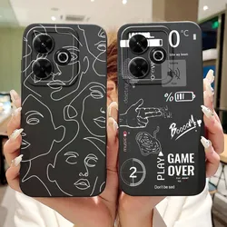 For Xiaomi Redmi 13 Case 6.79 inch Cool Fashion Painted Camera Protection Soft Silicone Phone Cover For Xiomi Redmi 13 4G Fundas