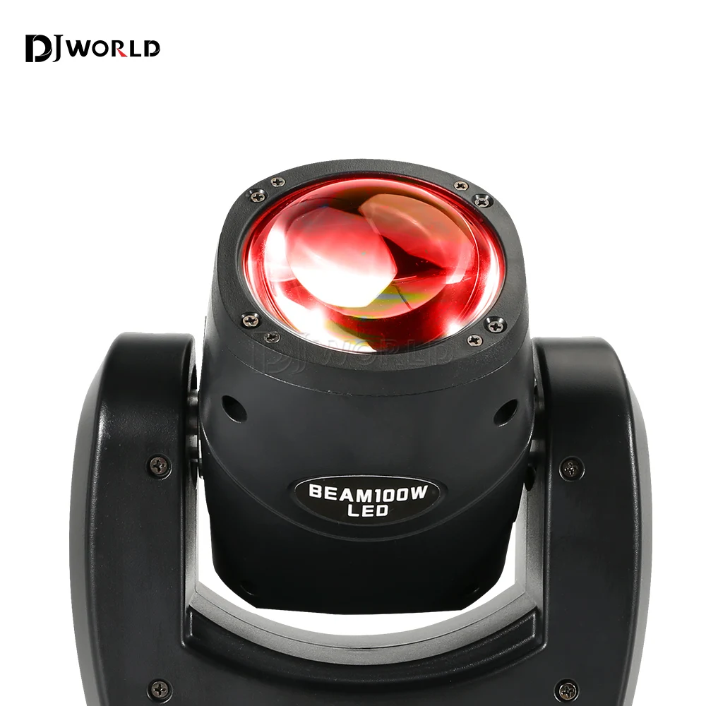 100 واط شعاع صغير تتحرك رئيس مصباح ليد RGBW DMX 512 المرحلة تأثير الإضاءة ل DJ ديسكو النادي الليلي بار ضوء الحفلات المهنية