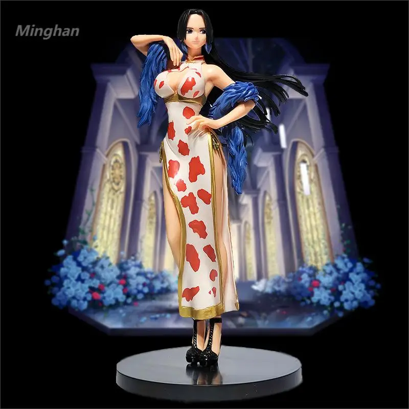 Figura de Anime de One Piece de 22 cm, Figura de Acción de Boa Hancock, Estatua de Chica Sexy, Colección de Decoración, Regalo de Navidad para Niños