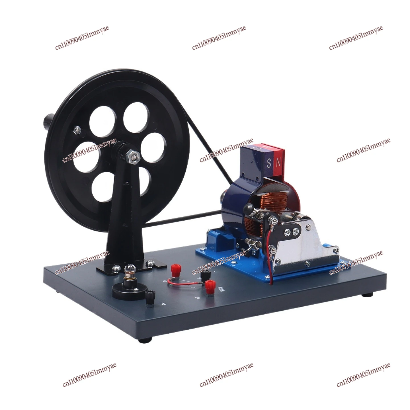 Hand-cranked AC/DC Generator, Junior and Senior High School Physics Electromagnetism Teaching Instrument, Teaching Aids