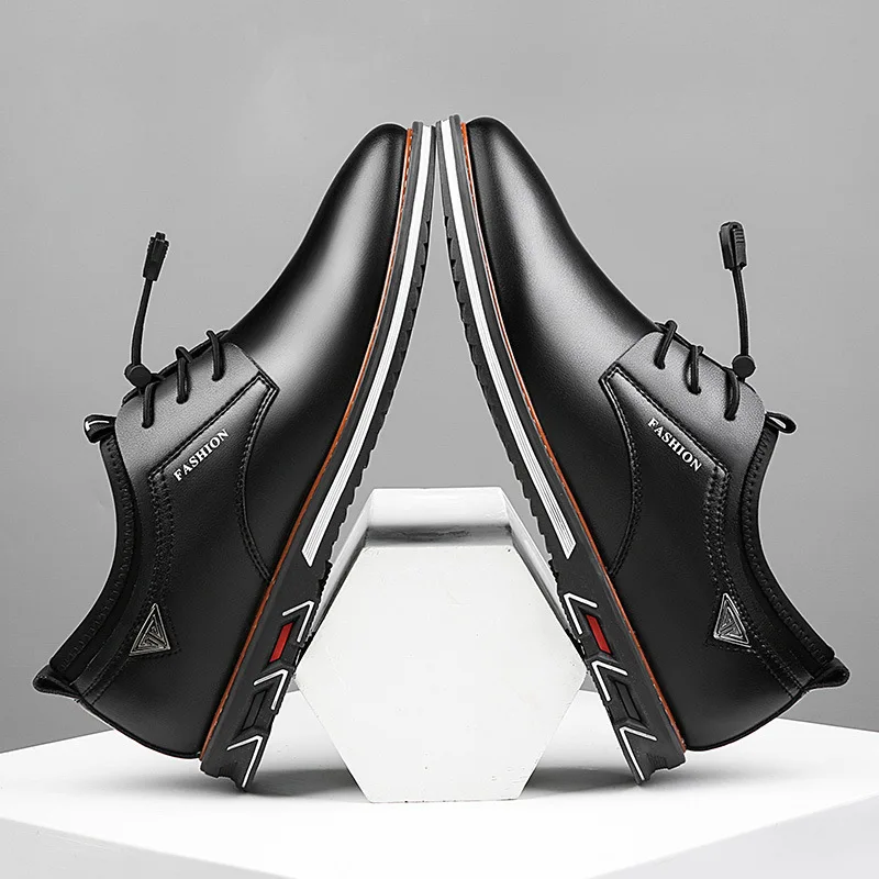 

Men Casual Leather Shoes Fashion Business Dress Shoe Moccasin Soft Leather Shoes Comfort Driving Footwear Wedding Shoes for Men