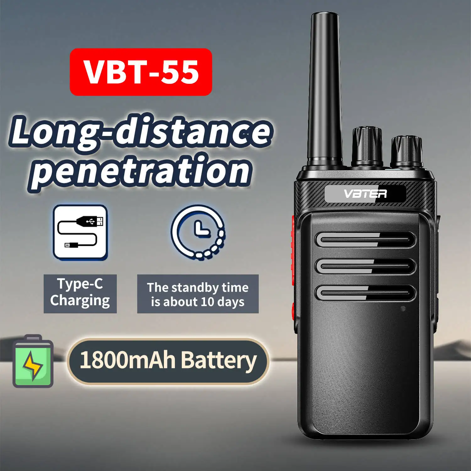 vbt-55-2pcs-vbter-walkie-talkie-radio-bidireccional-de-5w-uhf-transceptor-portatil-de-largo-alcance-de-3-5km-ideal-para-senderismo