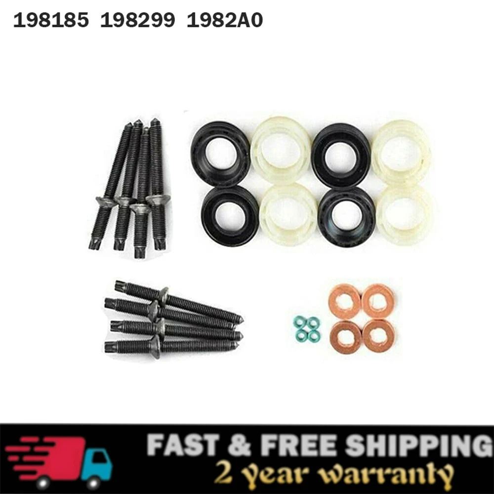 1982A0 198299 1.6 HDi Diesel Injector Seal Washer Protector O-Ring Kit For Peugeot 207 307 407 Partner Citroen C2 C3