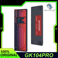 Skyloong GK104Pro Mechanical Keyboard Wireless 8K 3mode Hot Swap Gasket Customized Three Knob Screen PC Gaming Keyboard Laptops