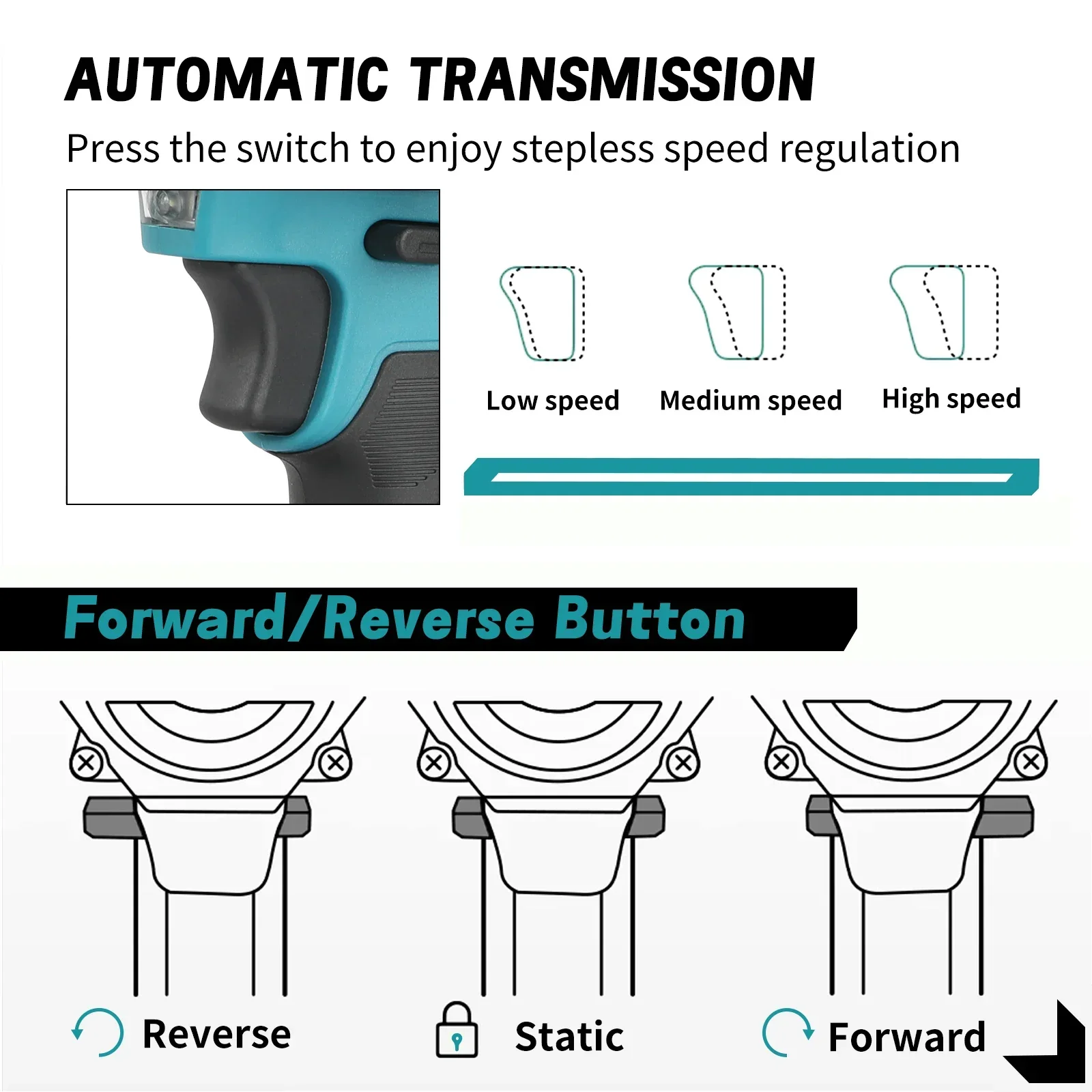 For Makita DTW700 High Torque Impact Wrench 1000N·m Max Dismantling Torque Ideal for Auto and Construction Work tools - view 6
