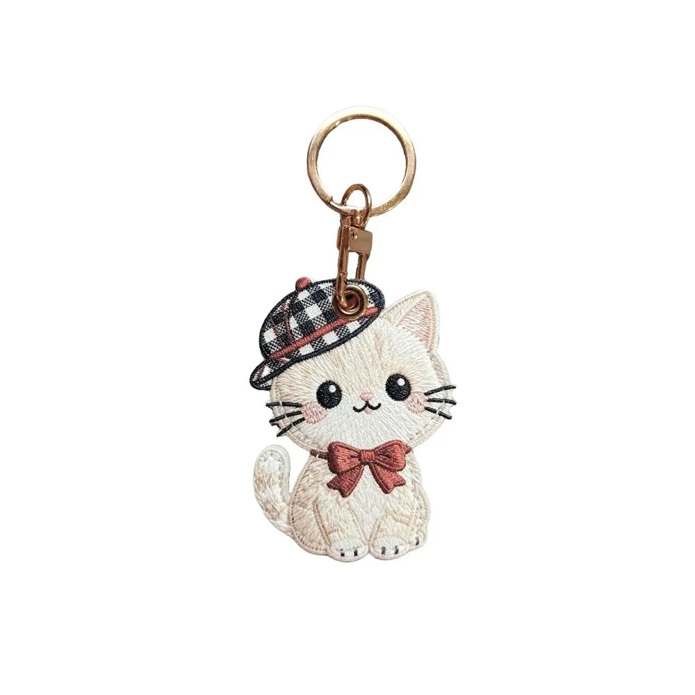 Creative Corgi Husky PU Dog Keychain Sheep Hanging Ornament Puppy Pendant Decorations Cartoon Bag Charms Gift