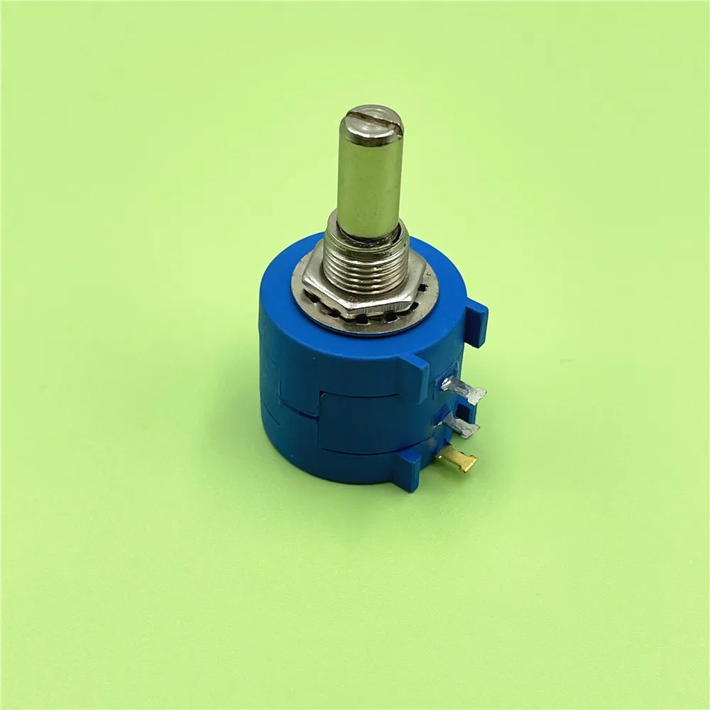 4pcs 3590S-2-203L 20K Ohm Multiturn Rotary Wirewound Precision Potentiometer 10-Turn Adjustable Resistor