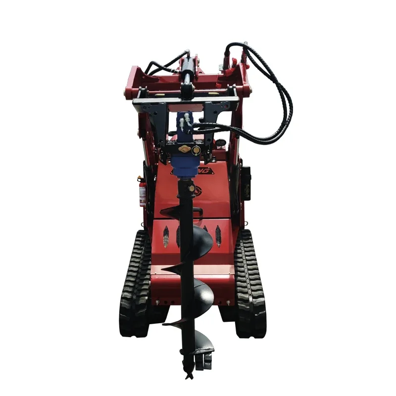 TY-327T  35hp Japan engine big flow output mini skid steer loader with drilling auger attachments