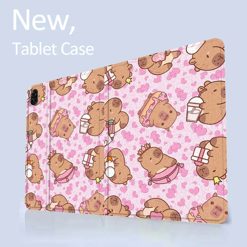 Cartoon anime capibala Tablet Case For Honor Tab Pad 6 7 8 9 X8 V7 V8 X9 13 X8a X9a Pro 10 Magic GT GT2 10.1 13.3 Inch