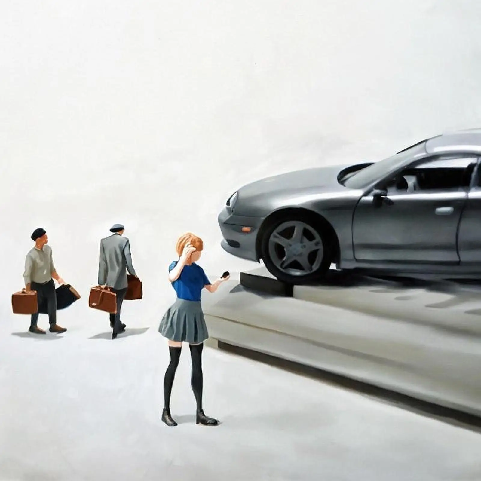 

1/64 People Model Miniature Ornament Photography Prop Layout Decoration Realistic Collection Model Figures Tiny People Model