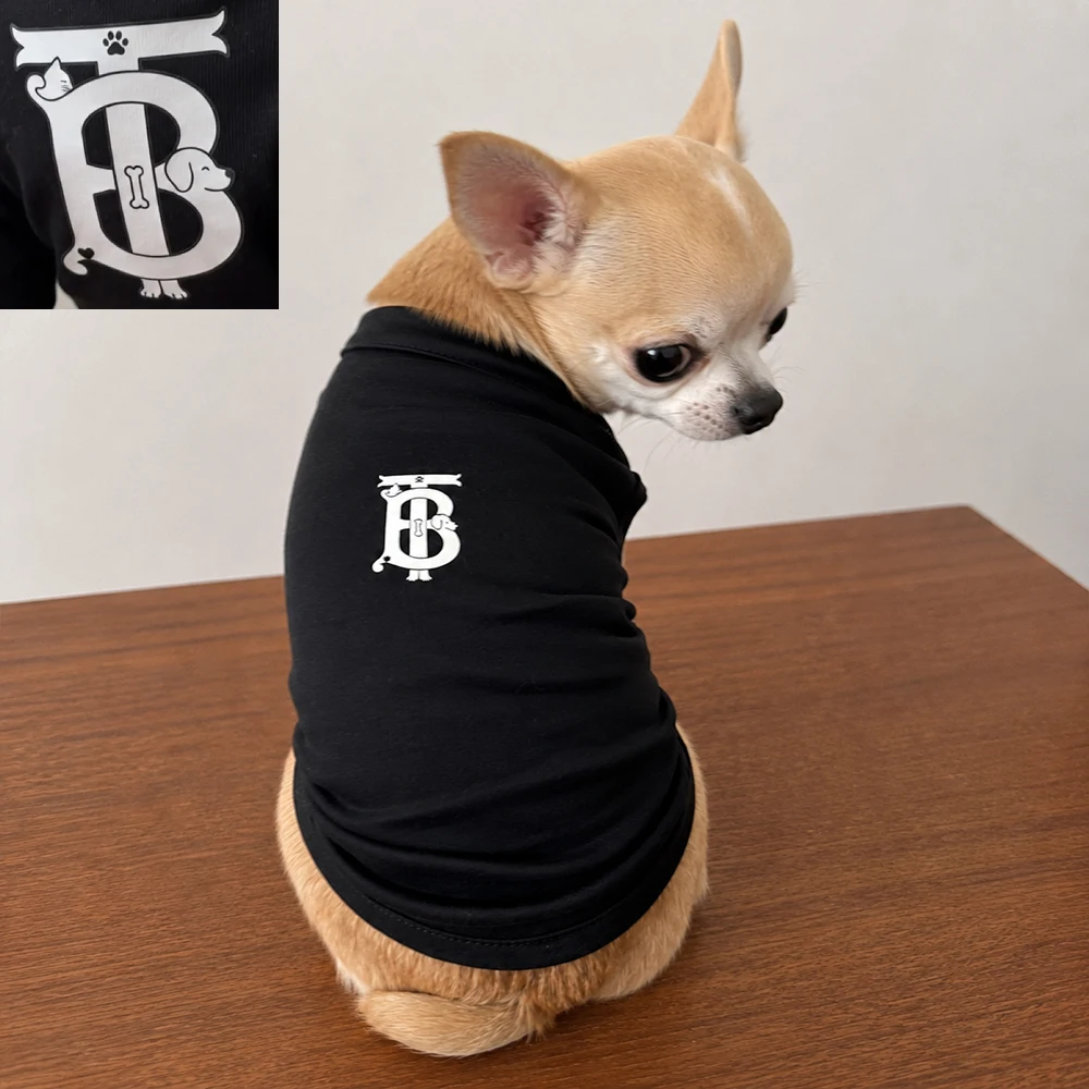 Top Cat&Dog Pet Clothes Spring Summer Autumn Small Medium Chihuahua Yorkie Frenchie Pet Popular Fashion Funny Puppy Singlet
