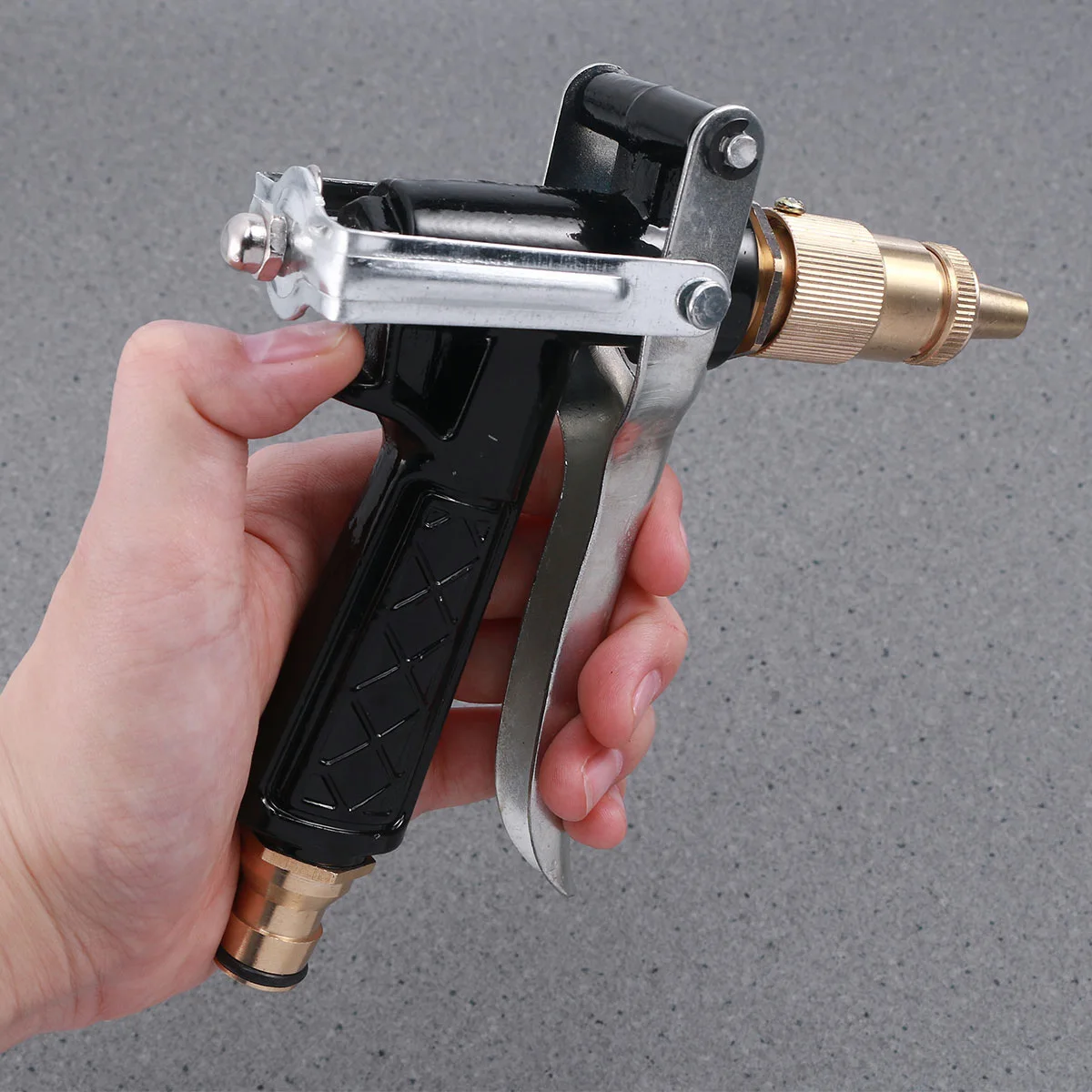 Nosel Cuci Mobil Tekanan Tinggi Alat Semprot Selang Taman yang Dapat Disesuaikan Untuk Mencuci Kendaraan Sepeda Motor Pembersih Rumput Penyemprot Penyiraman