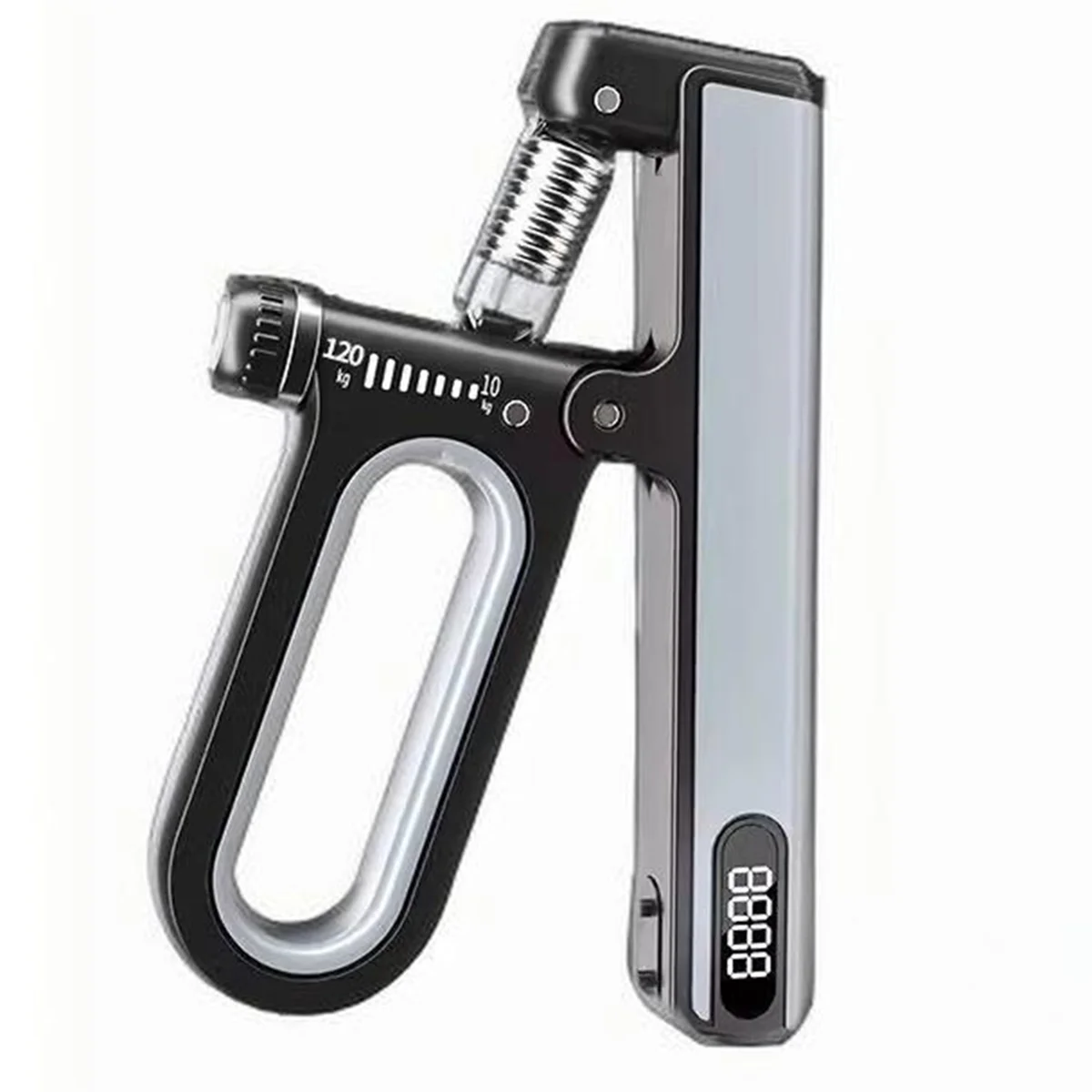 HIWS Electronic Counting Grip Professional Exercise Hand Strength Arm Muscle Training Finger Strength Black+Gray