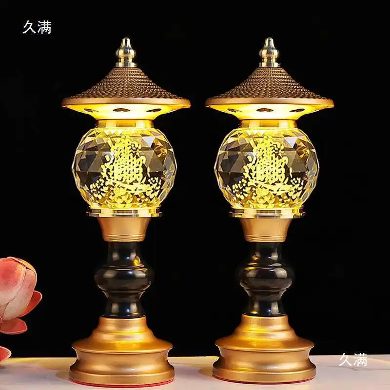 LED crystal lamp Buddha supply lamp Eternal light Lotus lamp Buddha Taiwan Buddha