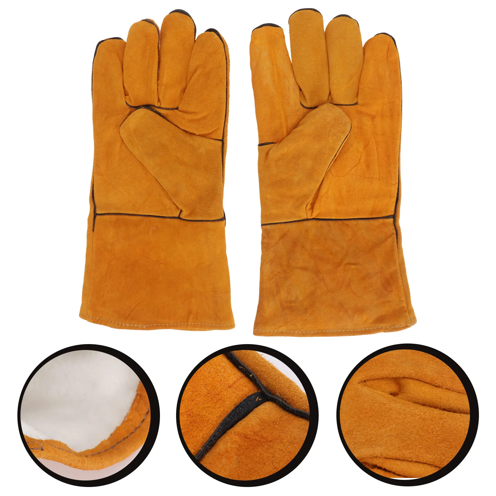 

Anti Bite Gloves Parrot Anti-bite Protective Bite-proof Mittens Fleece Lining Training Pet