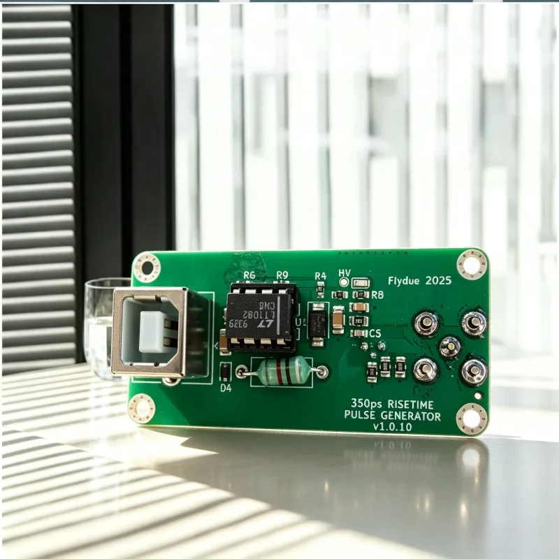 Fast Edge Pulse Generator Module 350ps Rise Time DC 5V Power Supply Electronic Test Experiment Development Board
