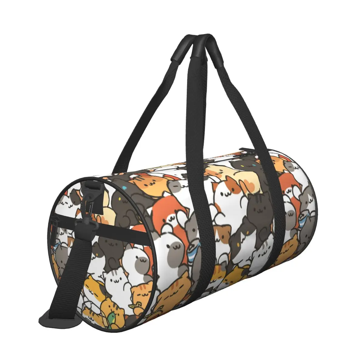 Heren Reistas Anime Neko Atsume Gymtas Grote Capaciteit Schattige Kat Grappig Dier Oxford Design Handtas Noviteit Casual Sporttas