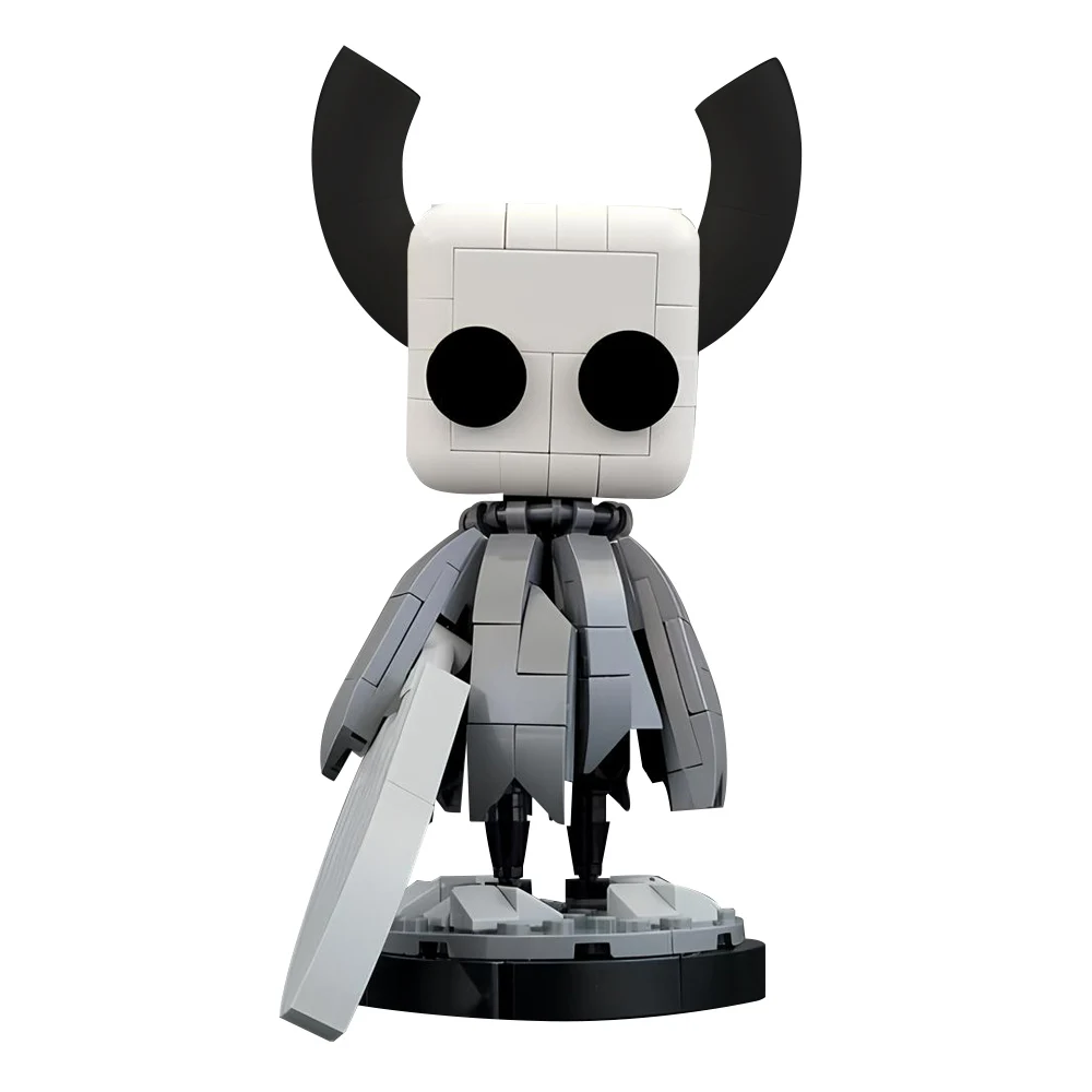 Hollow Knighted Game Ghost  Action Figures Building Block Model Kit MOC Insectoid Warrior Brickheadz Brick Toy Kid Birthday Gift