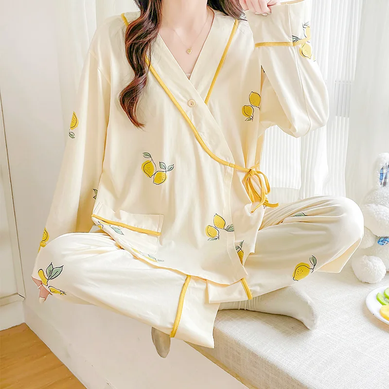 

New Maternity Nursing Nightwear Summer Thin Fashion Nightwear Clothes for Pregnant Women Prenatal + Postnatal Pajamas Lounge