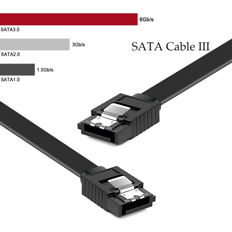 SATA 3.0ハードディスクデータケーブル,3.0 SSDデータケーブル,両端6.0Gbps,SATAシリアルプラグ,40cm