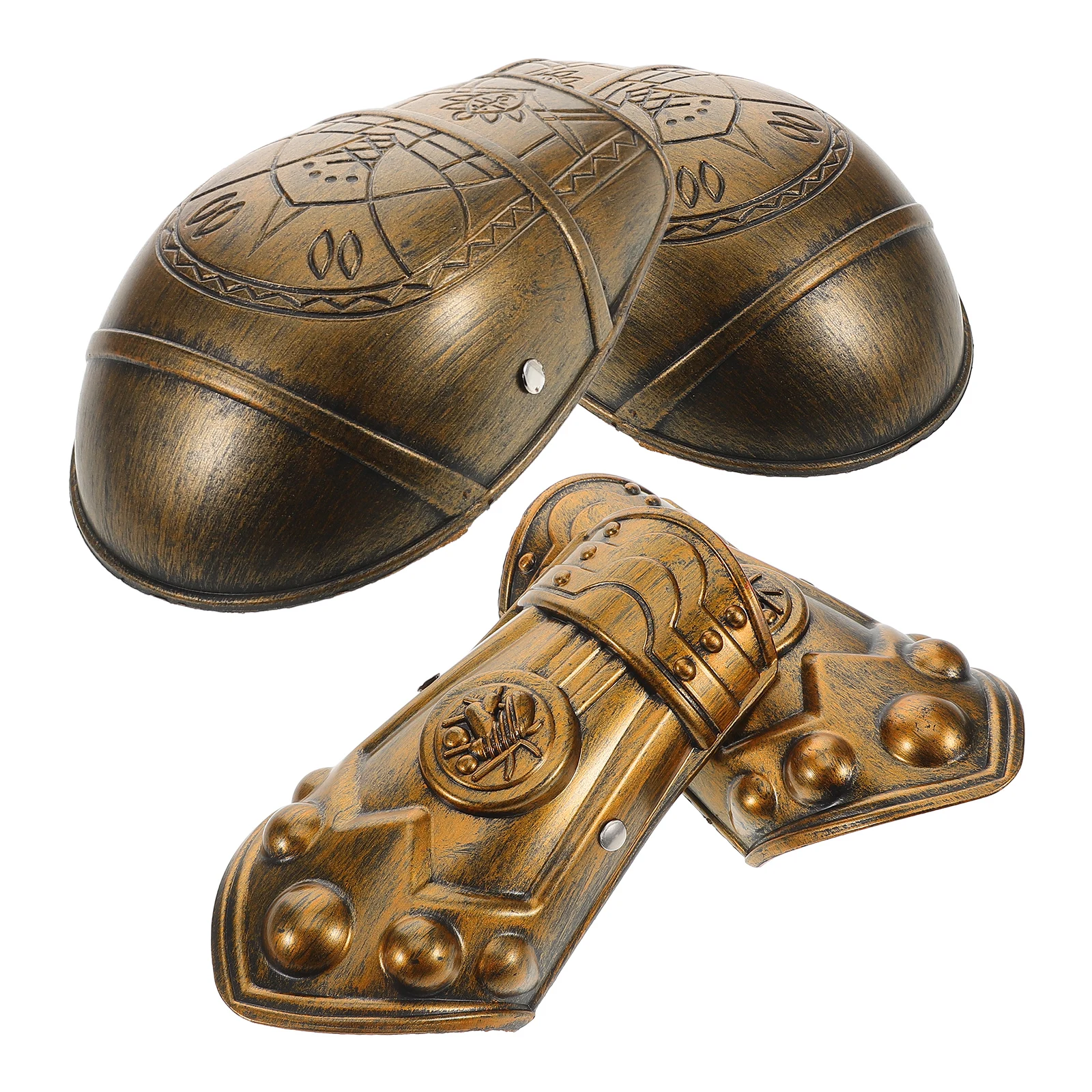 

Shoulder Armor Cosplay Costume Halloween Scar Sleeves Knight Armour Kids Roman Soldier for Children