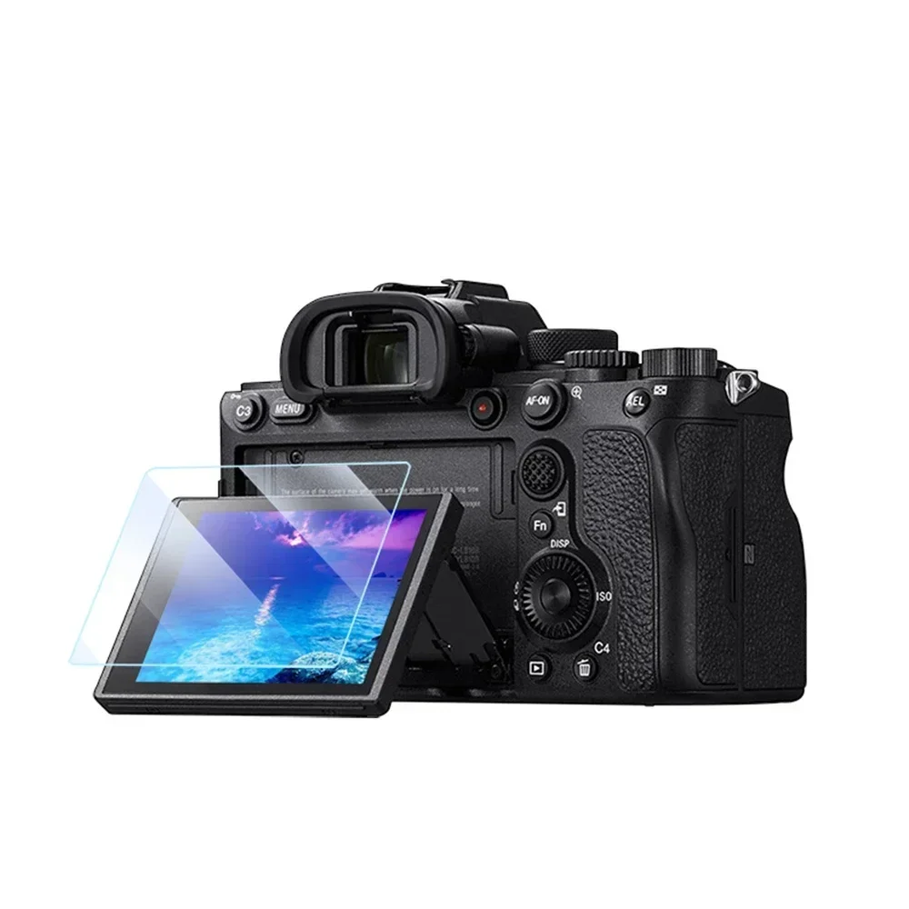 2 قطعة غطاء حامي الزجاج الصلب لسوني A9 A9II A7RII A7RIII A7R4 A7SMII LCD طبقة رقيقة واقية 9H صلابة HD واضح #3