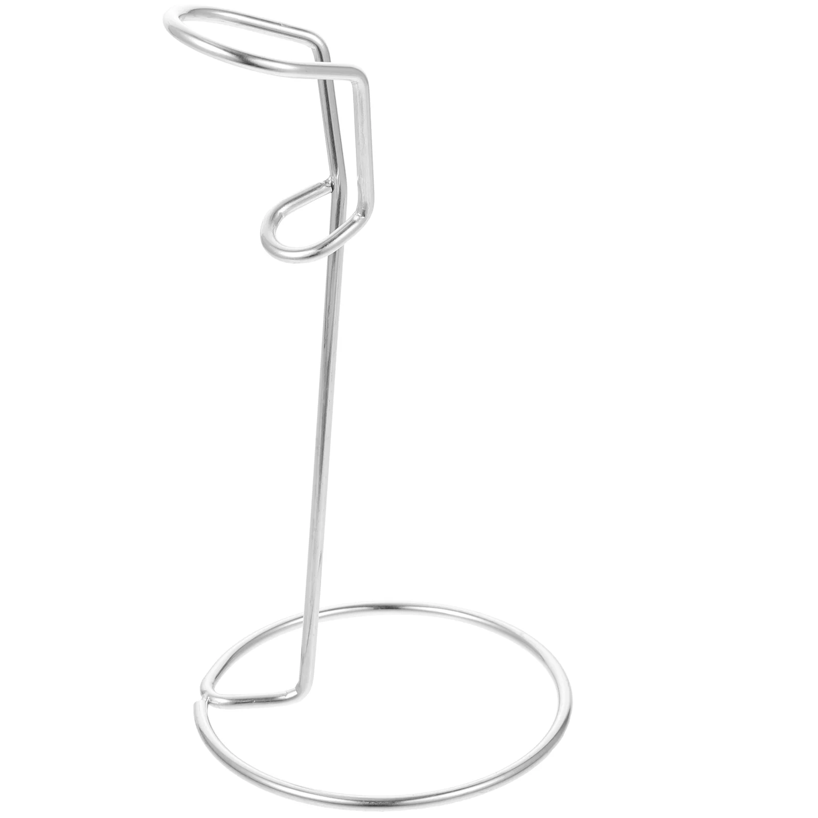 

Frothing Whisk with Stand Egg Milk Frother Rack Foaming Agent Silver Stainless Steel Monitor Stands