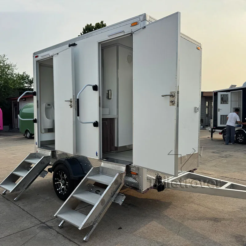 Shower Room Mobile Outdoor Shower Room Trailer Portable Restroom Toilet Trailer Moveable Toilet Trailer and Shower Trailer