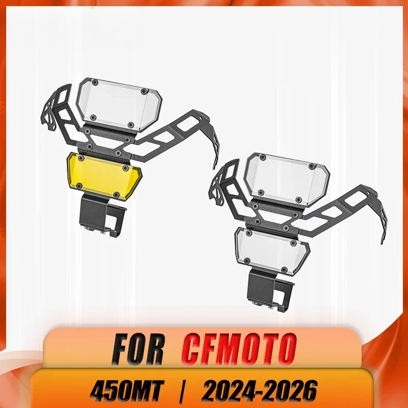 

Motorcycle Headlight Head Light Guard Protector Cover Protection Grille For CFMOTO 450MT 450 MT 2024 2025 2026