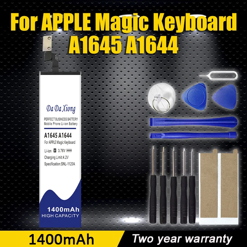 DaDaXiong 1400mAh Reliable Power Supply Keyboard Battery 1200Mah For Apple Magic 2 2Nd Gen A1644 A1645 A1843 Generation