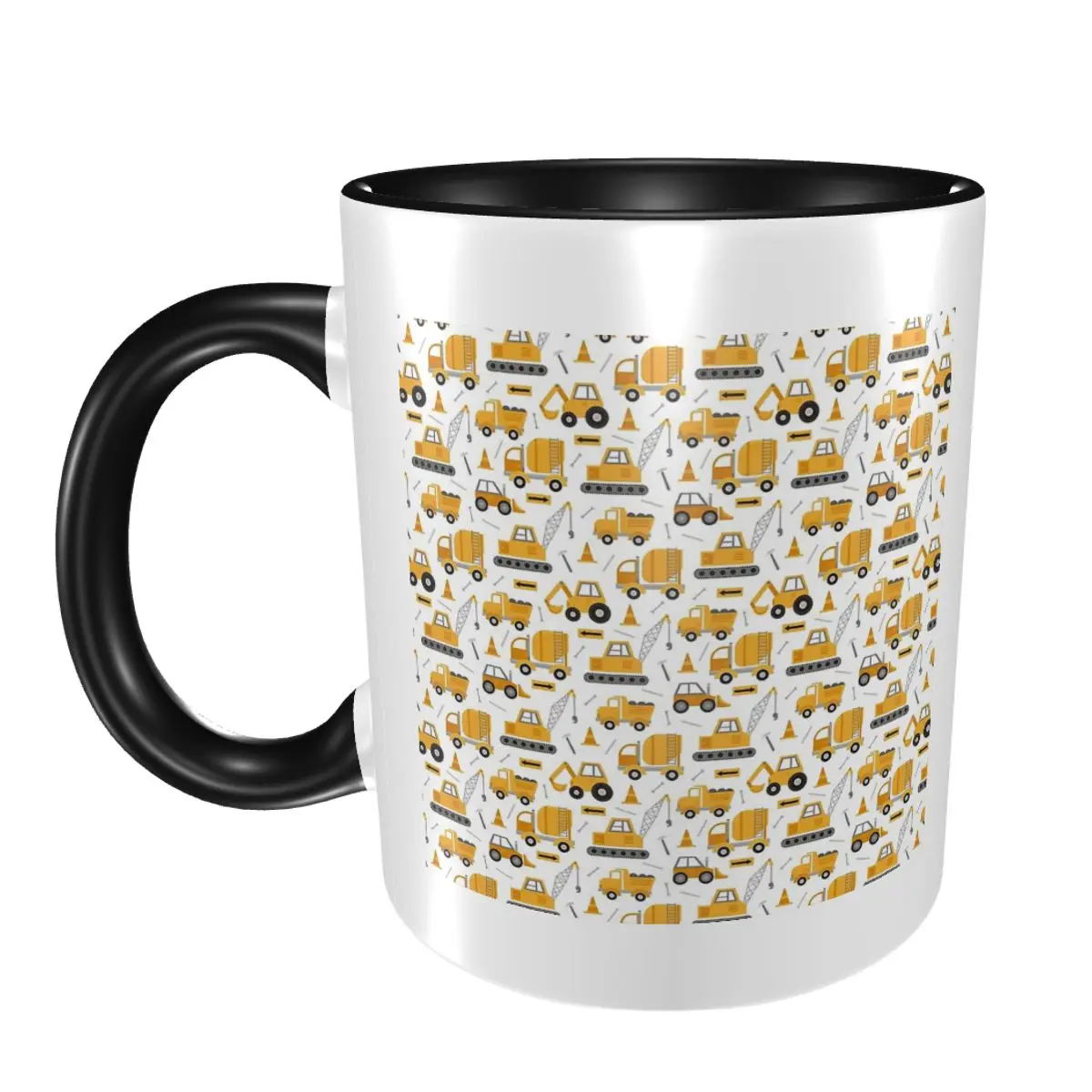 

Construction Trucks Backpack Mug Funny Ceramic Coffee Cups Tea Mugs Milk Cup Drinkware Gifts for Woman Man