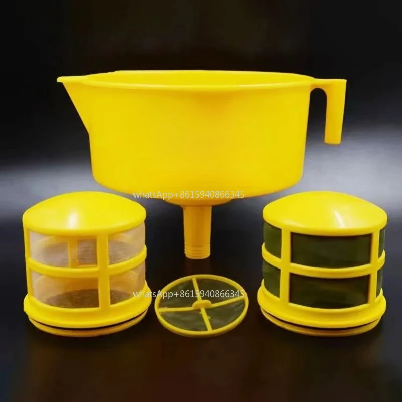 New Double-Layer Filter Oil-Water Separator Funnel Diesel Hydraulic Oil Filter Funnel Artifact