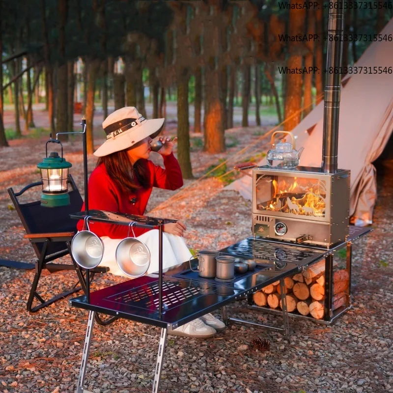 Wood stoves, wood heaters, fire pits, pellet stoves, outdoor camping stoves, tents, warming drawers, ovens with chimneys