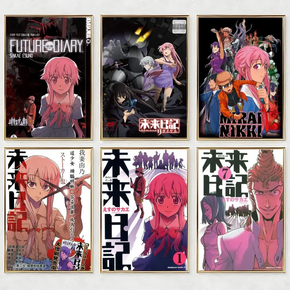 poster-popular-the-future-diary-em-hd-a-prova-d'agua-autoadesivo-arte-de-parede-–-uso-em-multiplos-cenarios-melhor-opcao-de-presente