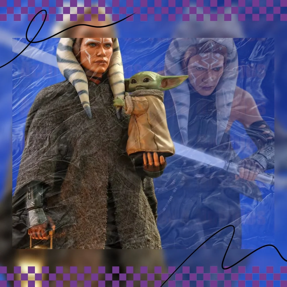 In Magazzino Hot Toys HT DX21 Scala 1/6 Giocattoli Da Collezione Star Wars The Mandalorian Asoka Tano Grogu Set Completo 12 Pollici Action Figure