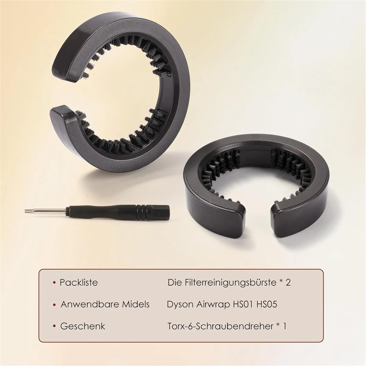 Sikat pembersih Filter untuk Airwrap Styler HS01 HS05, sikat Filter untuk Dyson kuas pembersih debu rambut 969760-01