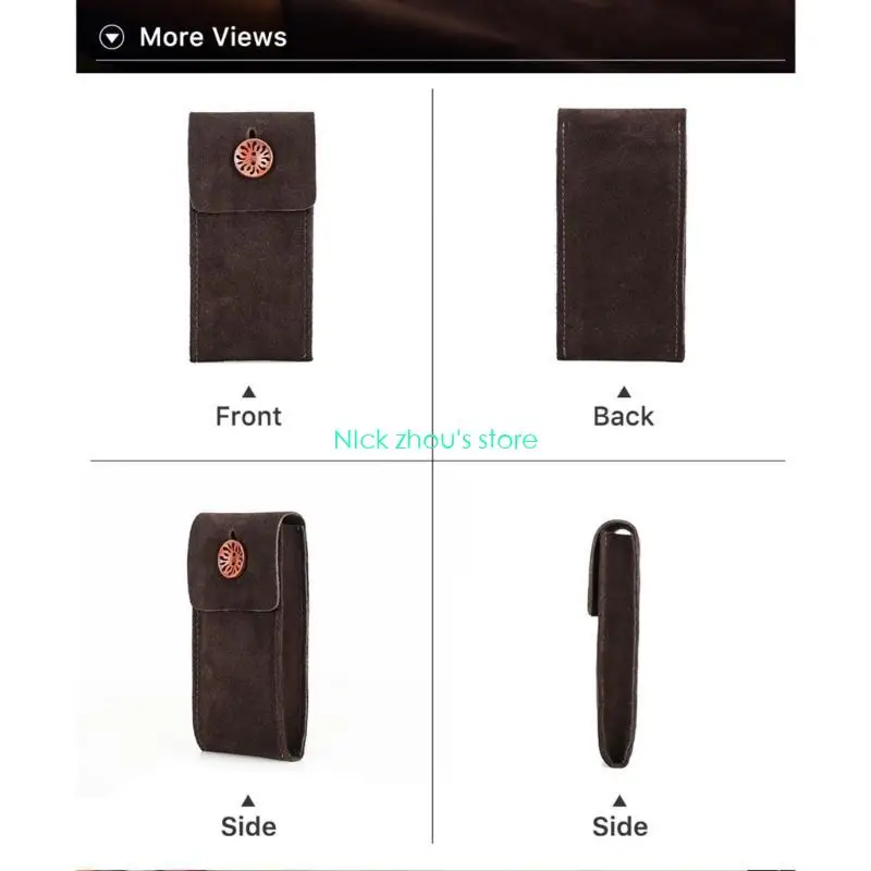 E15E 8 ألوان رائعة لعرض المجوهرات وحالات السفر وعرض منظم تخزين الساعة