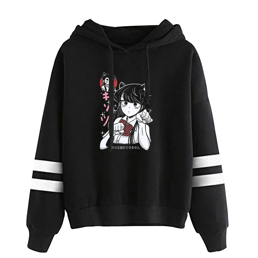 

Komi Can't Communicate Anime Pullover Hoodie Unisex Hooded Sweatshirt Long Sleeve Fashion Tracksuit